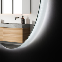 Zeke Round LED Bathroom Mirror